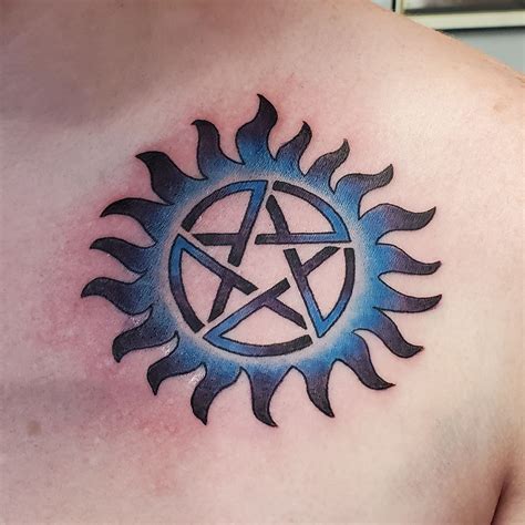 supernatural tattoo|supernatural tattoo anti possession.